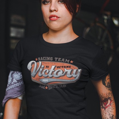 T shirt moto vintage Victory