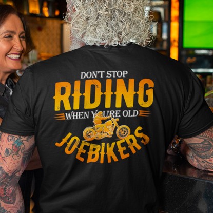 Tee-shirt moto vintage don't stop riding