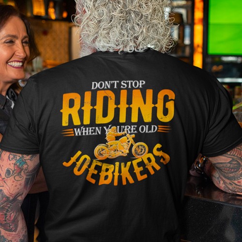 Tee-shirt moto vintage don't stop riding