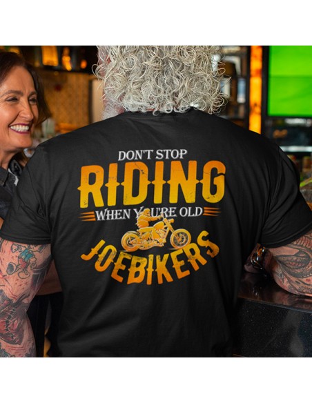 Tee-shirt moto vintage don't stop riding